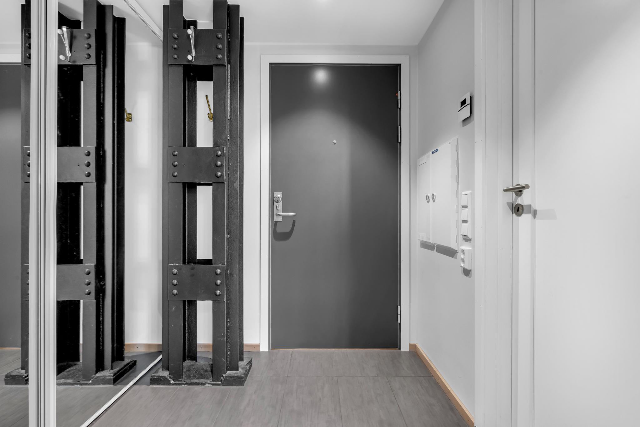 Flott entré som gir et godt førsteinntrykk.

